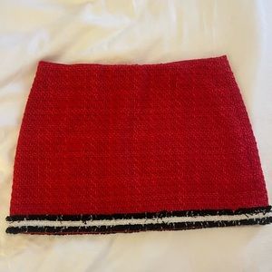 NWT Alice and Olivia Rubi Tweed Mini Skirt - Size 10